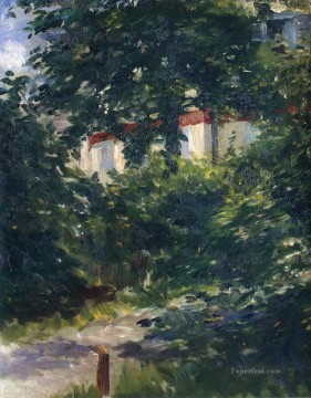マネ邸周辺の庭園 エドゥアール・マネ Oil Paintings